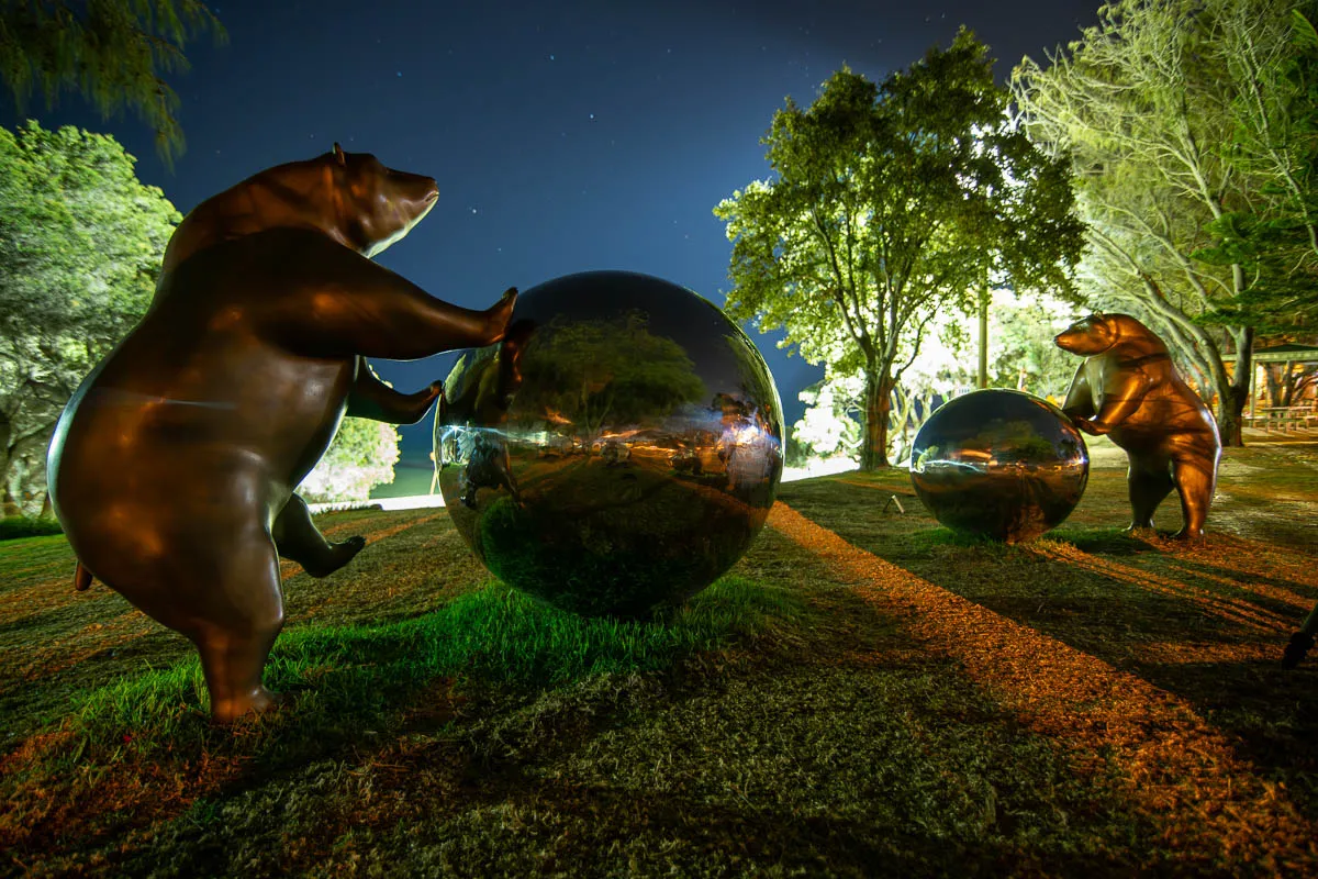 Australia · Cottesloe · Sculptures by the Sea · 3 Bears