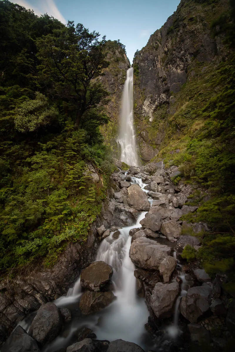 Devils Punchbowl Waterfall · New Zealand