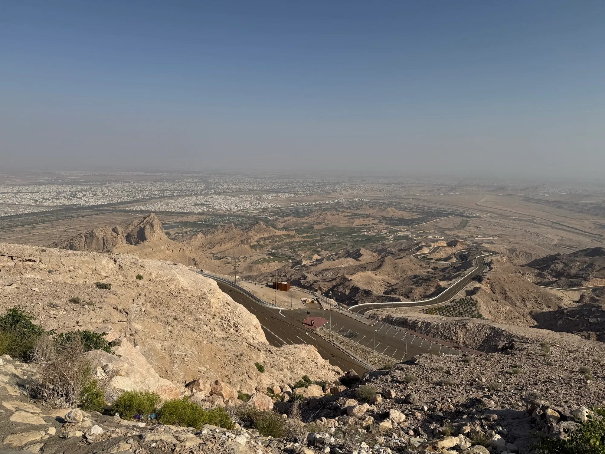 Jebel Hafeet · Al Ain from the summit