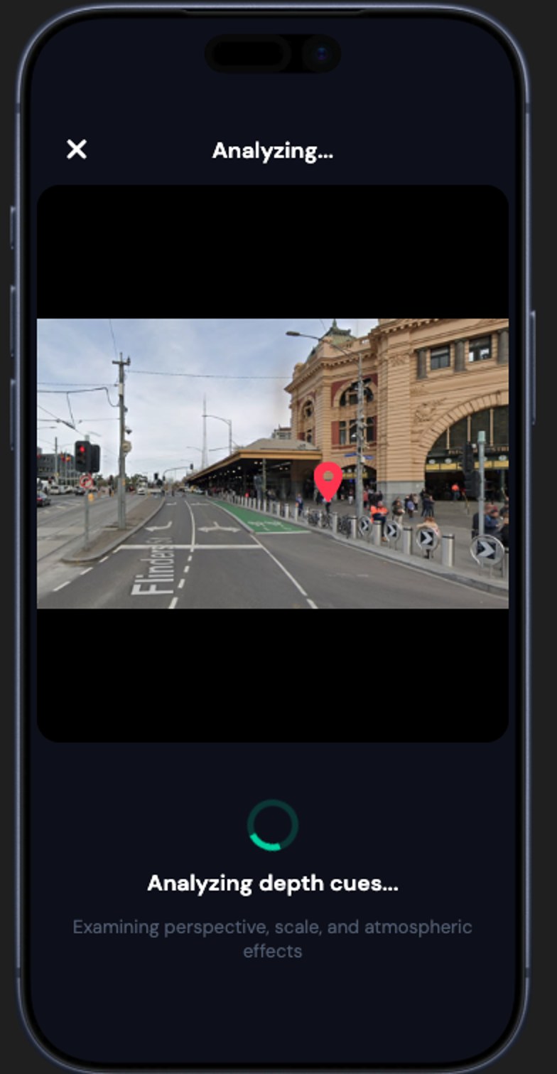 Analyzing depth cues from the photo